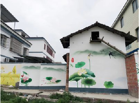  商城室外墙绘-从选材到保养。