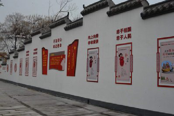  商城墙体彩绘-乡村文化墙