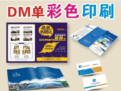  商城单页印刷，色彩搭配简单。