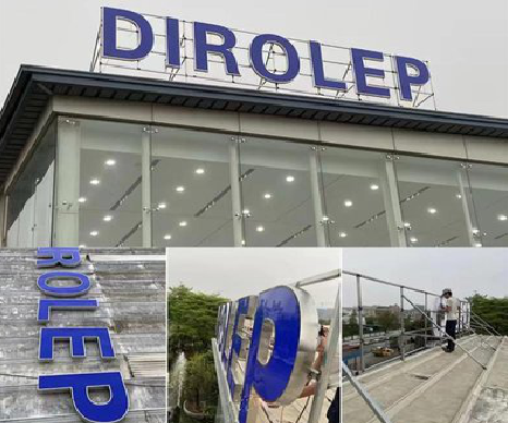  商城楼顶发光字安装的注意事项。